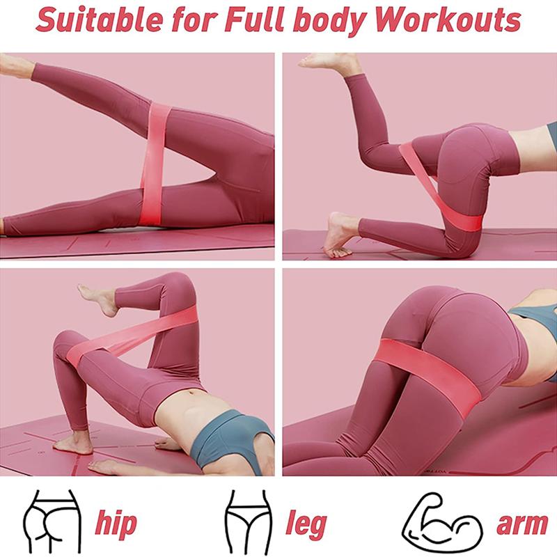 Elastic Circle Latex Rubber Band Tensor Tension Rope Yoga Squat Peach Hip Fitness Resistance Belt Resistance Ring