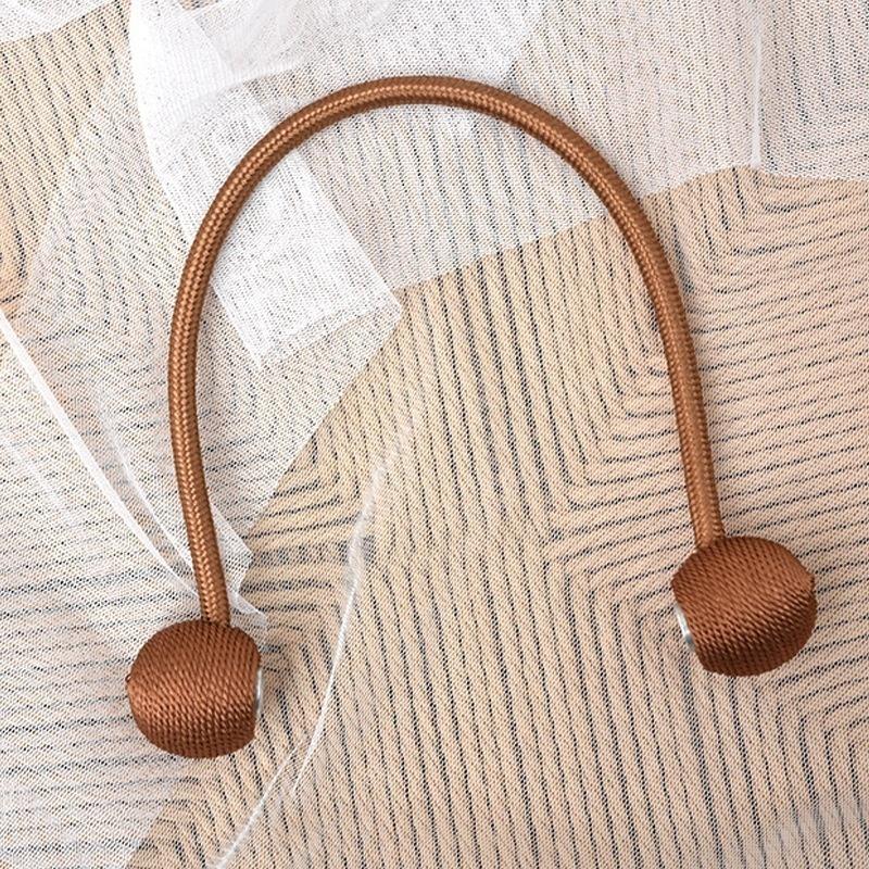 Bestseller Nowoczesne zasłony okienne Klamra magnetyczna Klamra do zasłon Sznurek do salonu Sypialnia 7 kolorów