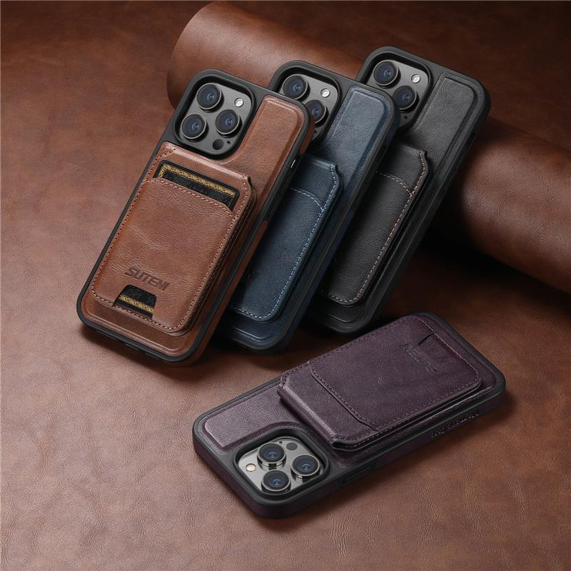 2 in 1 detachable With Magsafe Wireless Charging Wallet Leather Phone Case For iPhone 15 16 Pro Max 14 13 12Pro Magnetic Cover