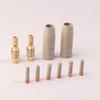 9Pcs 0.8/1.0/1.2Mm Mig Torch Gas Nozzle Tip Holder Protection Parts 15Ak Welding Torch  Coating Protection Nozzle