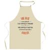Kitchen Apron - A Friend As Awesome As This - Thick Cotton - Printed In France - Adjustable Ties