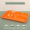 Thickened Melamine Divided Canteen Tray