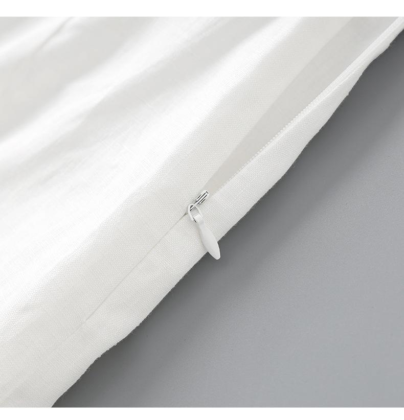 French Niche 100% Linen Lace T-Shirt Vest Top + Exquisite Midi Skirt Set