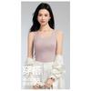 Women Thin Padded Square Neck Camisole Tank Top With Built In Bra For Inner Wear