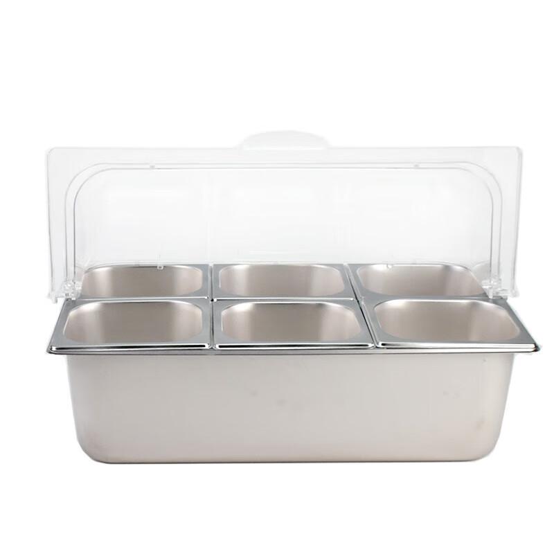 Stainless Steel Multi-compartment Food Storage Box