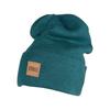 Urban Classics Faux Leather Patch Long Beanie