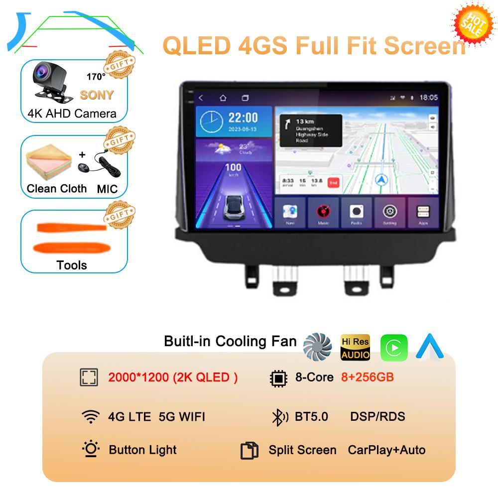 Car Radio Android 14 For Mazda CX-3 CX3 Mazda 2 DK 2014 - 2021 Multimedia Video Player QLED GPS Navigation Wireless Carplay Auto