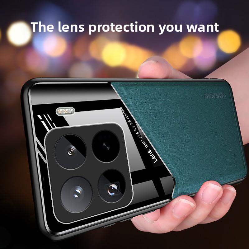 For Xiaomi Mi 15T Pro Case Luxury Soft Leather Texture Magnetic Protective Back Cover Case for Xiaomi Mi 15T 14T Pro Phone Shell