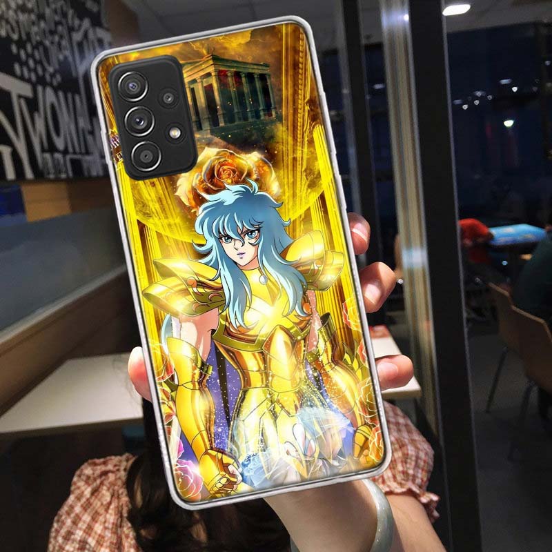 Saint Seiya Knights Of The Zodiac Phone Case for Samsung A54 A57 A37 A17 A14 A15 A12 A24 A34 A55 A35 A25 A52S A07 A05S A04S A22
