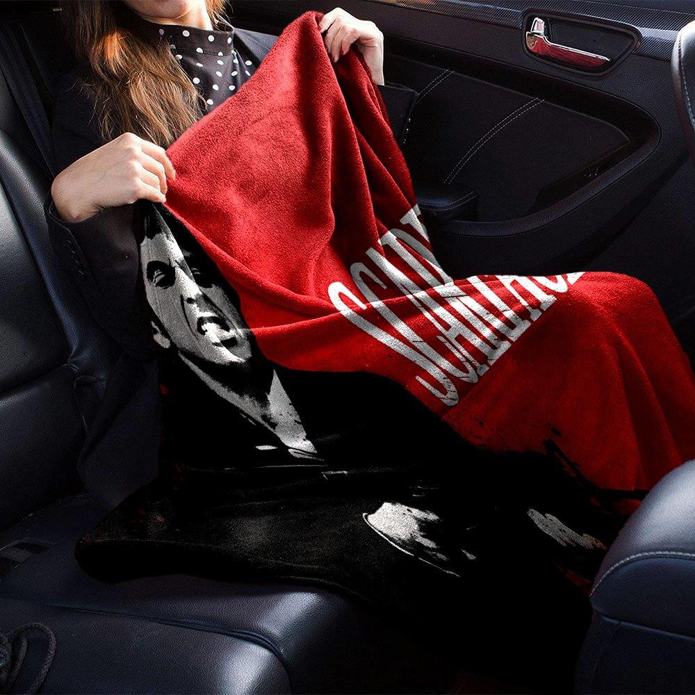 1pc scarface 1983 poster Blanket Soft Warm Throw for Home, Office, Travel All Season Cozy Bedding Gift, Office Cozy Acce