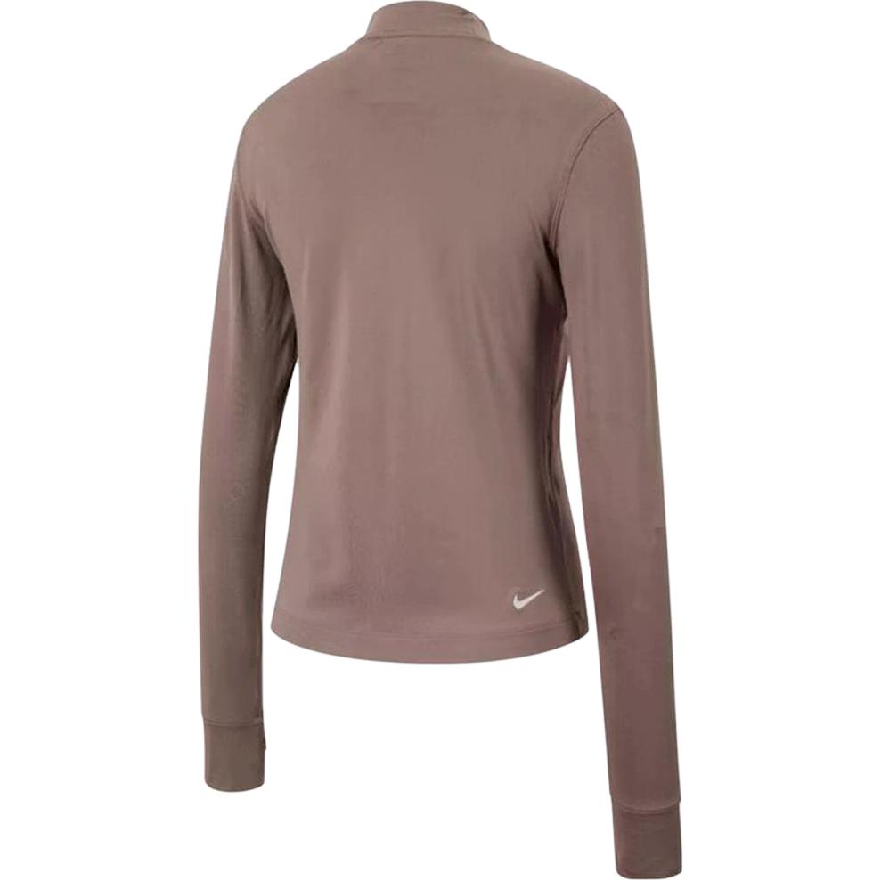 Nike ACG Breathable Outdoor Stand Collar Quick Dry Long Sleeve T-Shirt Women Tops Brown FN1964-214