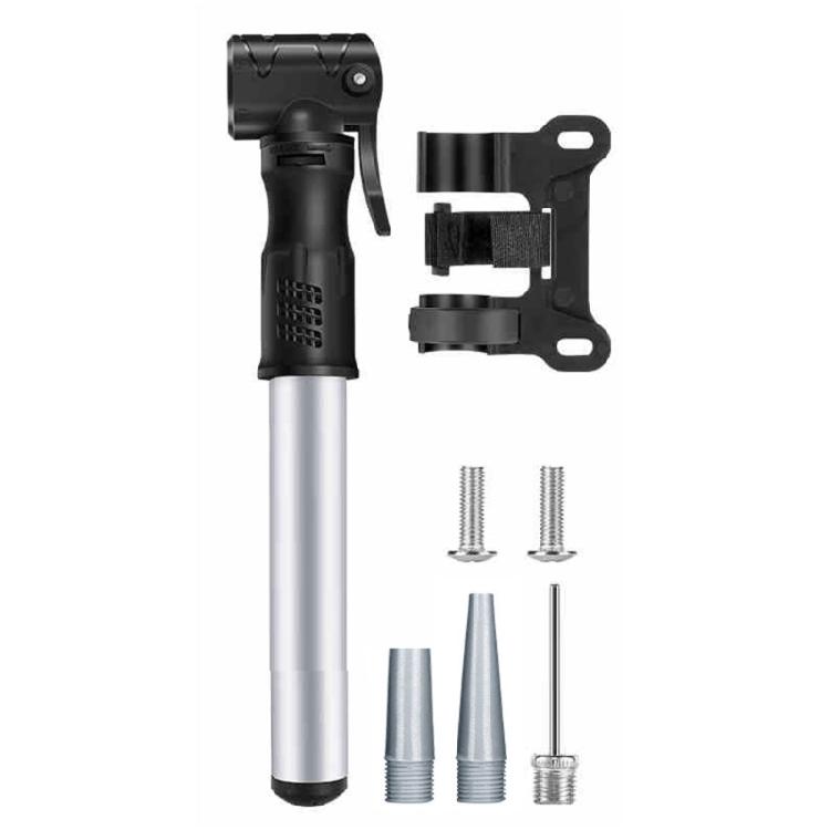 

High Pressures Mini Cycle Air Pumps with Balls Needle Bicycles Tyre Pumps, Bike Tire Pumps with Standard Bicycles Valves серебряный