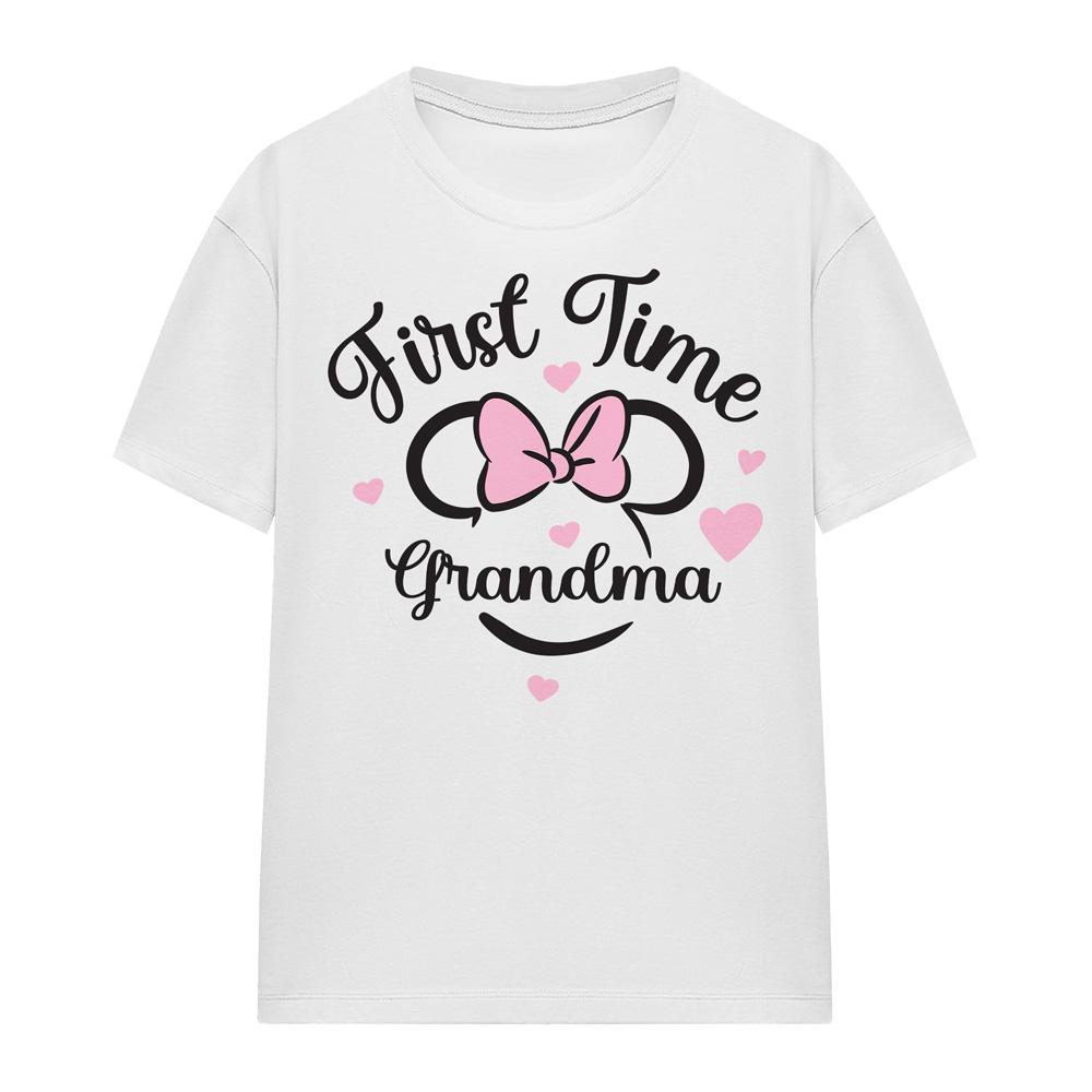 Minnie Mouse Unisex Adult First Time Grandma T-Shirt