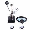 MG16129-C Welding Magnifying Glass Clamp 5 LED Auxiliary Clip Magnifier Hand Soldering Solder Iron Stand Holder Station