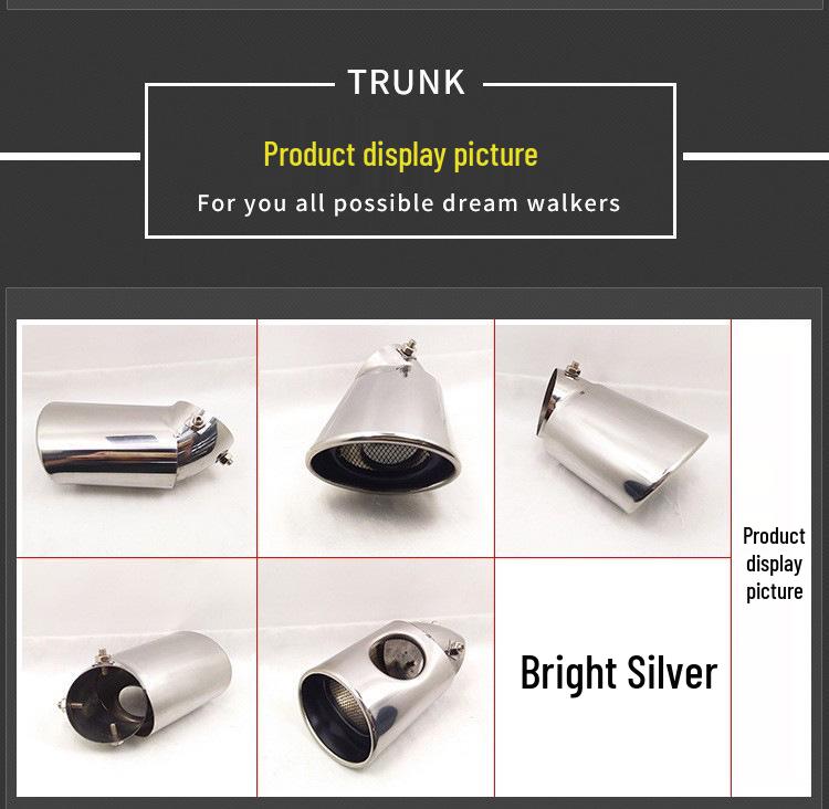 Chevrolet Trax Silver Tailpipe Exhaust Decoration