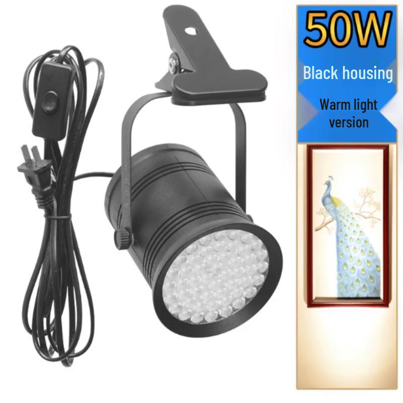 Manying 50W LED Photography Clamp Spotlight