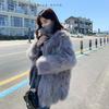 Imitation Fox Fur Locomotive Jacket Winter New Cotton Fur Body Fur Coat