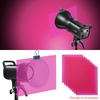 9PCS 30 * 20cm Photography Light Color Filters Set Transparent Light Gel Sheet for Studio Photography Portrait Video Shooting