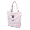 Kusguru Japan Parlor Suzuran-do Satijnen Print Tote Bag, Dames, 258059, Roze