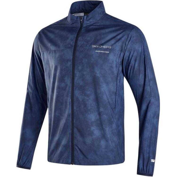 Skechers Lightweight Sun Protection Woven Long Sleeve Jacket Men jackets Gray P323M001-02Z7 S