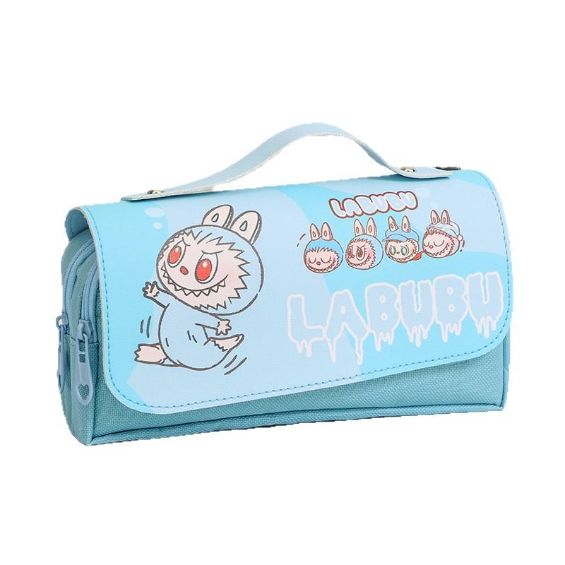 Estuche de Lápices de Papelería de Gran Capacidad de Alto Valor Estuche de Lápices para Niñas Estudiante Lindo Dibujo Animado Caja de Papelería