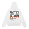 New beauty tide AM poster letter printing men and women couples hooded pullover sweater tide