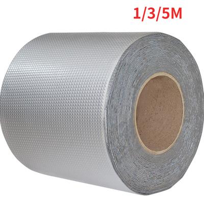 High Temperature Resistance Waterproof Tape Aluminum Foil Thicken Butyl Tape Wall Crack Roof Duct Repair Adhesive Tape