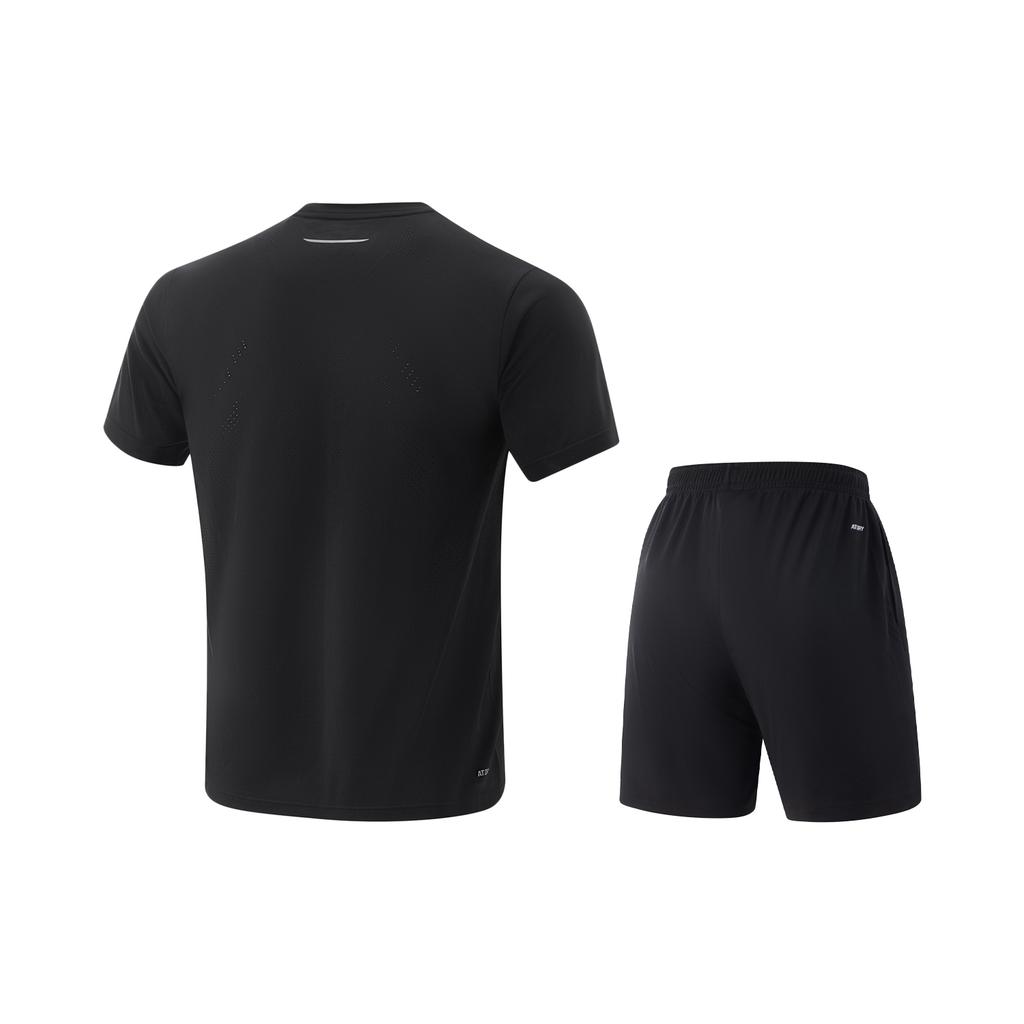 Li Ning Table Tennis Collection Table Tennis Clothing Sets Men's Black AATV071-1