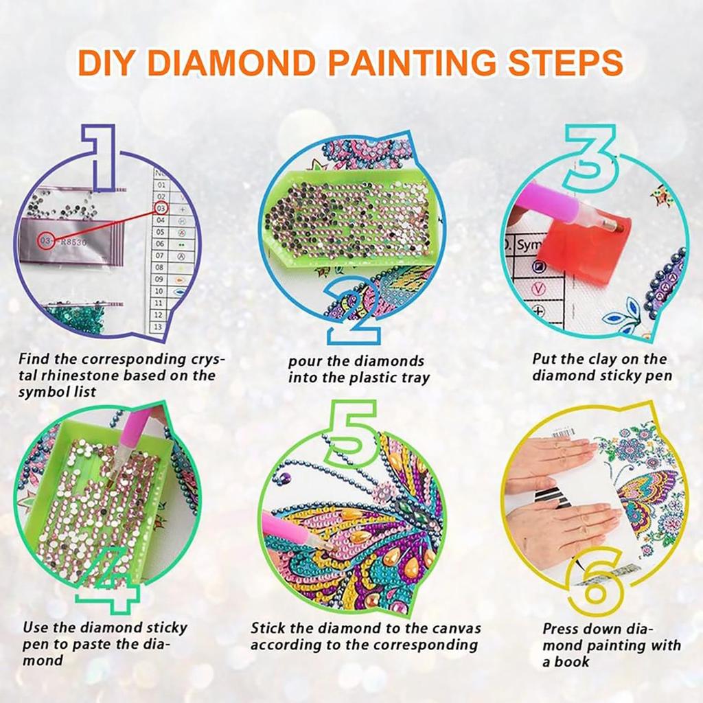 5D DIY Diamond Painting Animal Kit Butterfly Rabbit Cat DIY Partial Special Shaped Drill Handmade Diamond Mosaic Art G