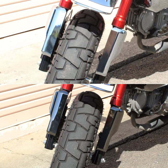 Honda Monkey 125 Front Fork Guard Left and Right Set Exterior Chrome Plated Monkey