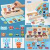 Wooden Animal Dress Up Puzzle For Kids With Diy Fun For Ages 3 To 6
