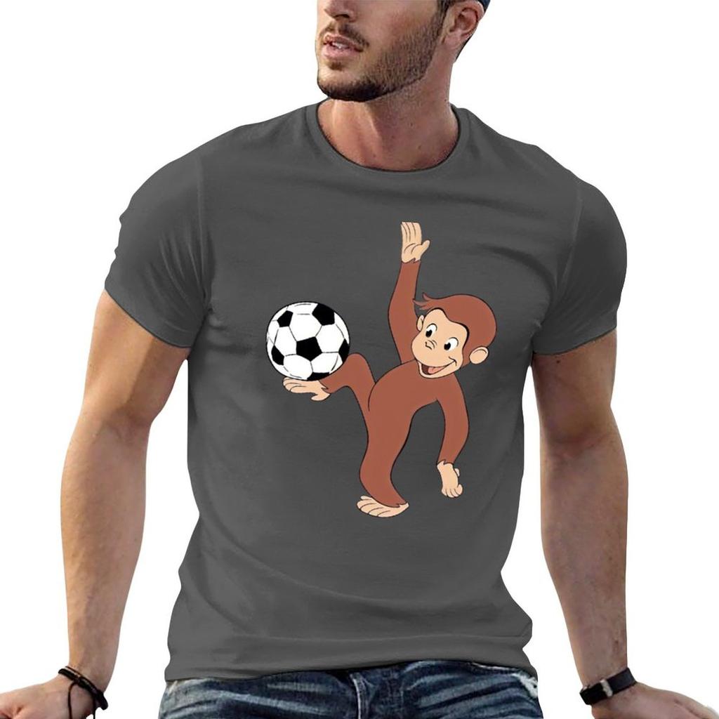 Curious George 3 Tshirt Basic Plain Tee For Spring And Summer