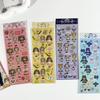 Coisini Korean-Style 3D Modeling Cute Little Girl Laser Stickers for Journals