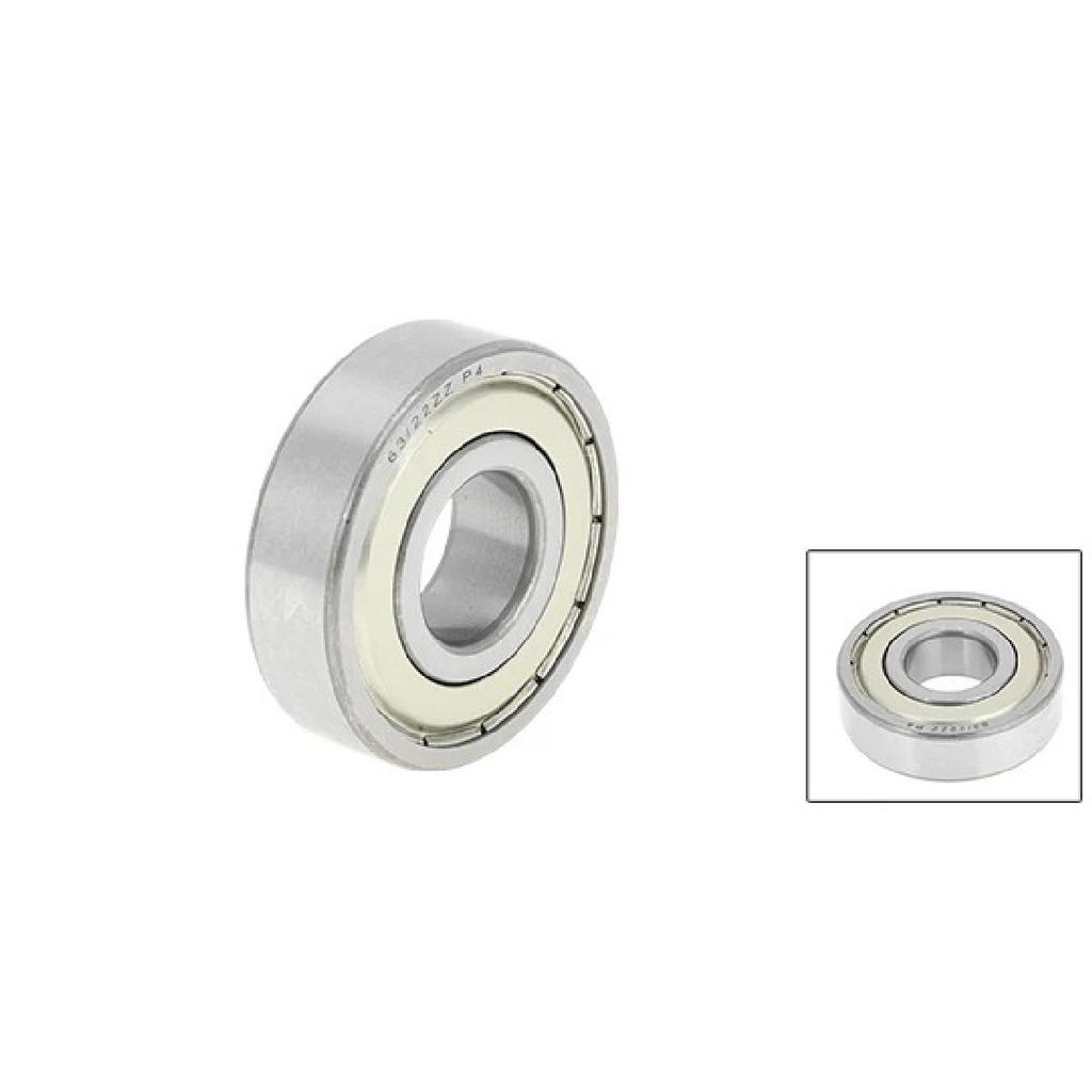 Motoforti 63/22ZZ Deep Groove Ball Bearings 22x56x16mm P4 Double Metal Seal Lubricated Bearings Car Scooter Skateboard Wheel
