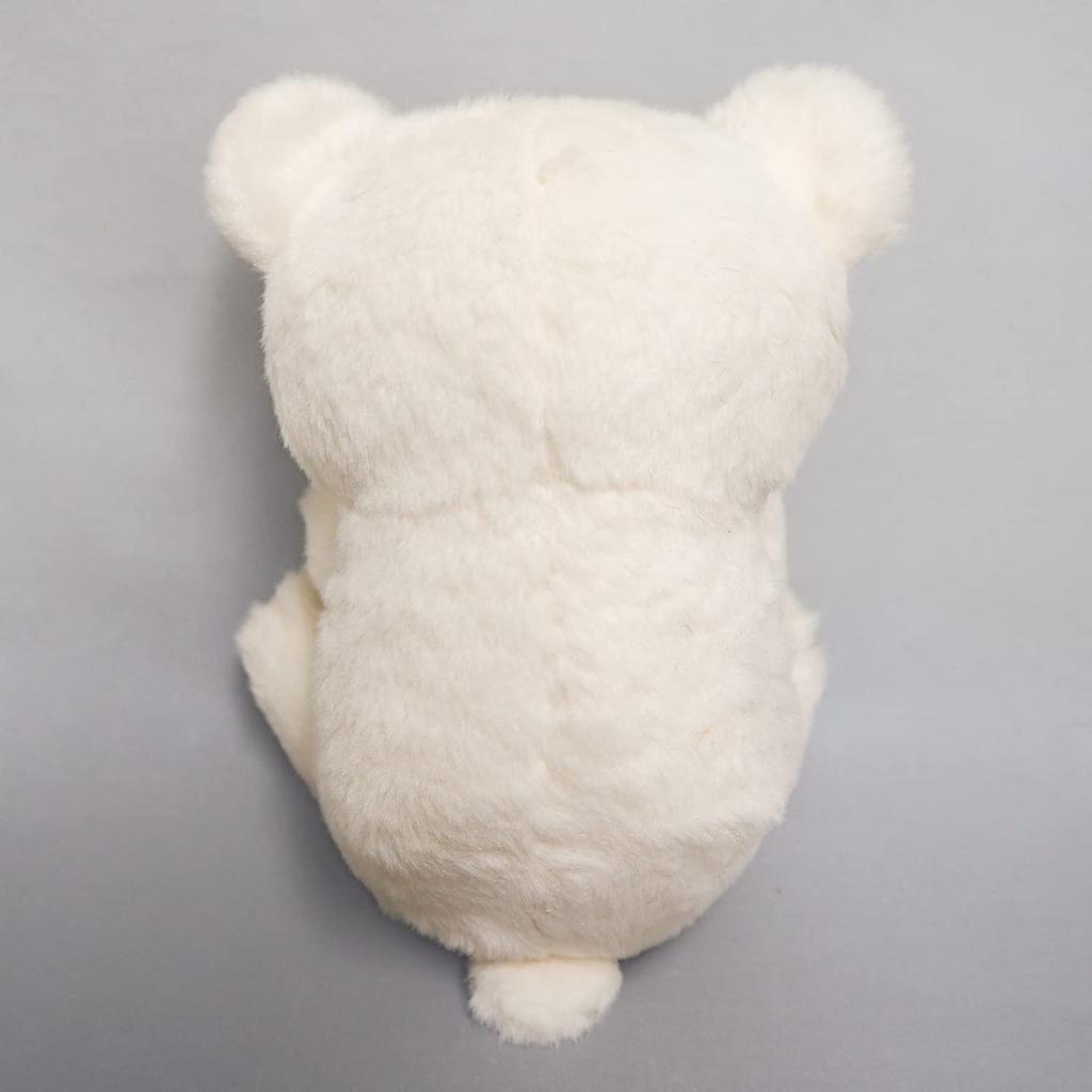 Sanei Boeki Original Kyunkoro Polar Bear Plush Toy, W10 x D12 x H12cm, Animal