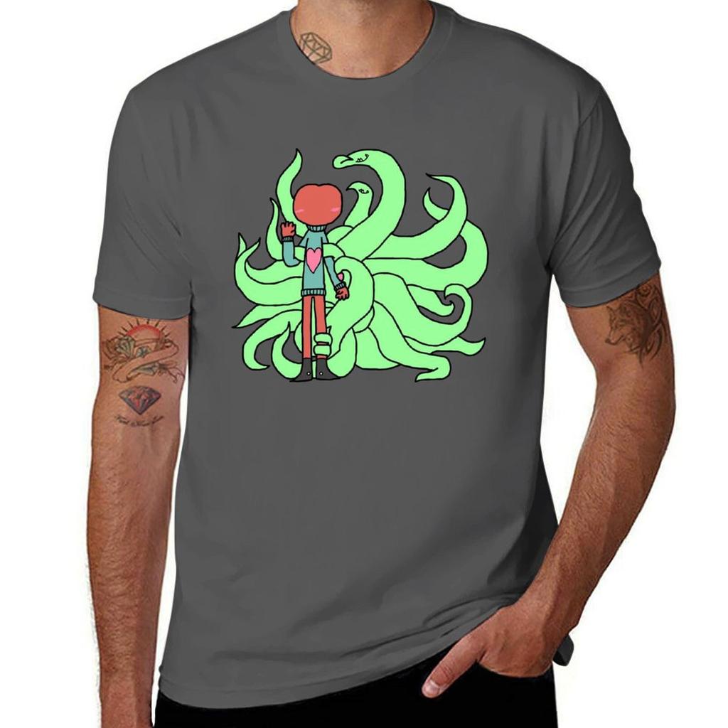 Pumkin And Squib Tshirt Summer Print Short Sleeve Tee