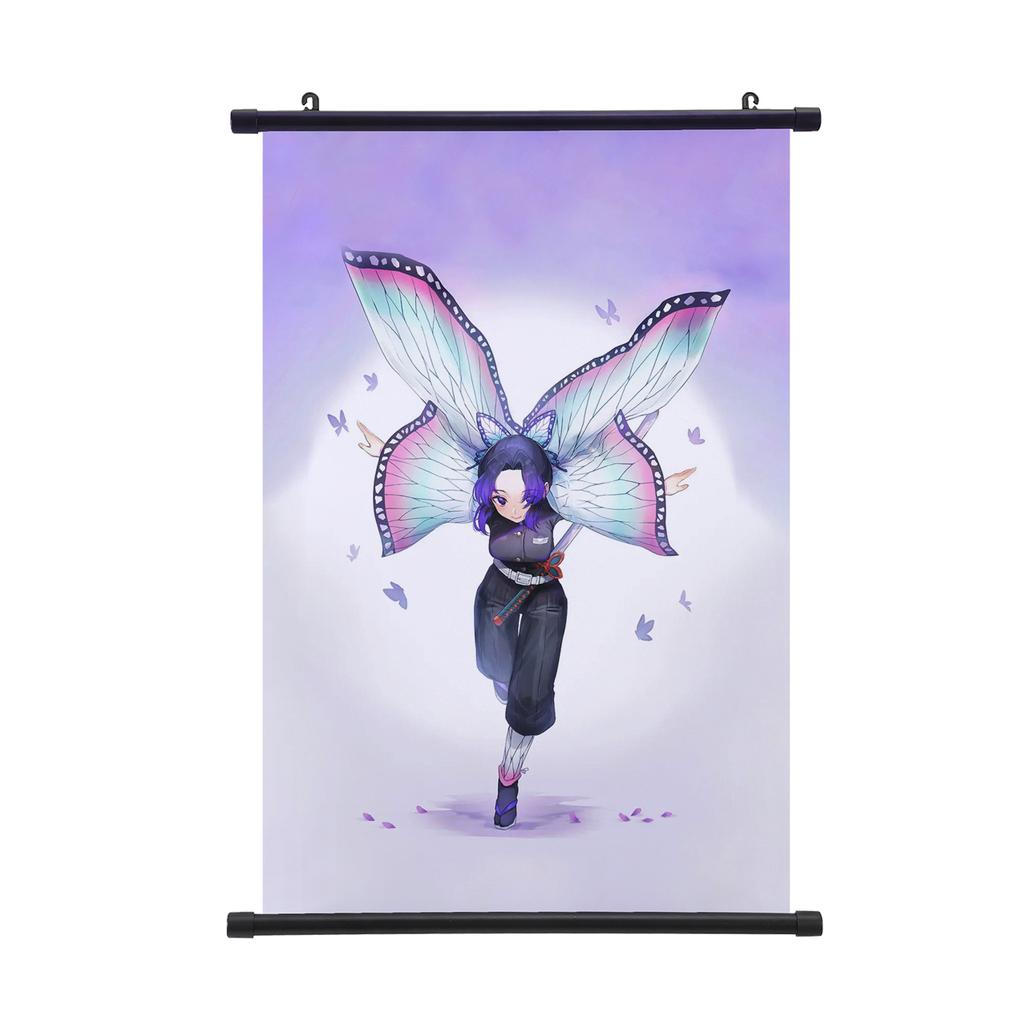 Demon Slayer Nezuko Poster Tecknad Kimetsu No Yaiba Rullposter Vägg Rullposter Populärt Mönster Målning Poster
