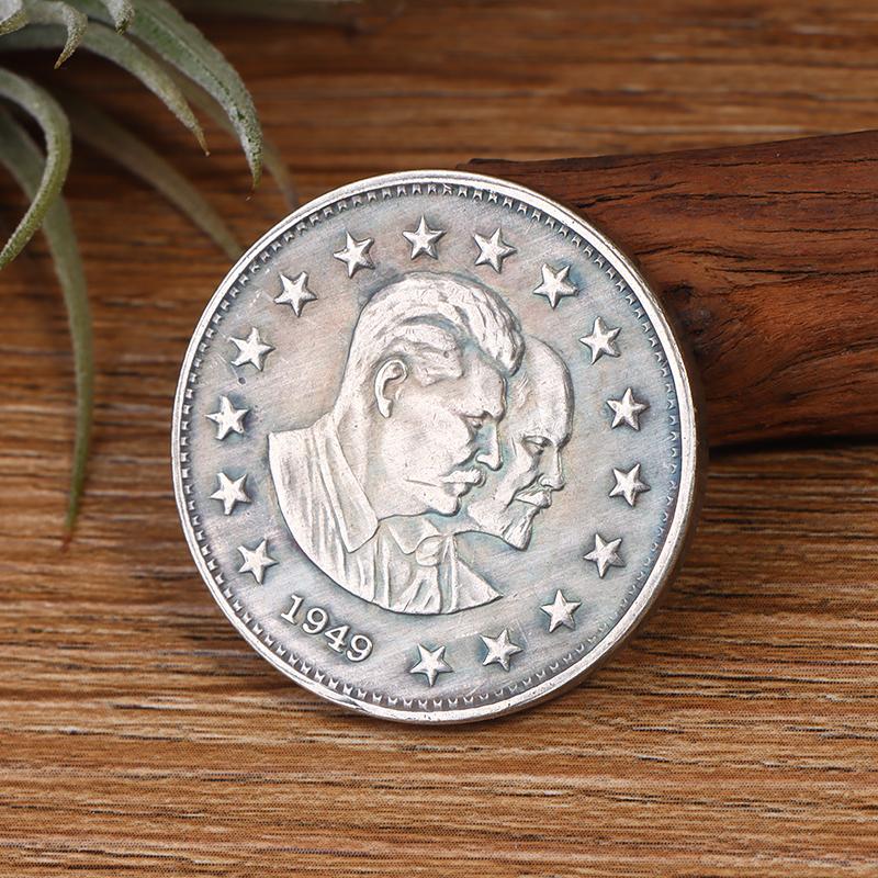 1949 Rusia Lenin și Stalin Profil Monede Comemorative Moneda Medalie