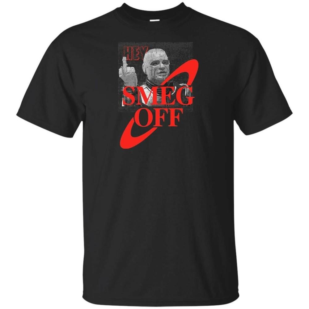 Smeg Off Kryten Red Dwarf SCI FI TV Show T Shirt Smeg Head BLACK SHIP FAST XXL