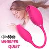 2 In 1 Vibrating Egg with Clitoris Sucking Vibrator G-Spot Clitoris Stimulator Nipples Clit Sucker Lady Sex Toys for Womans