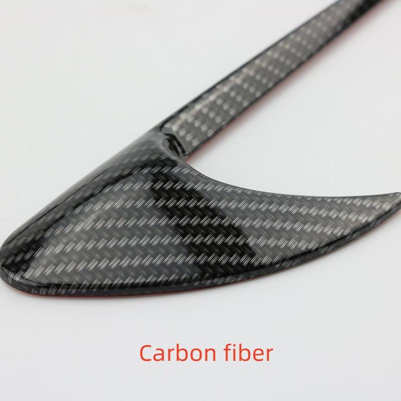 V8 BITURBO 4matic+ A Pair Side Fender Abs Emblem Sliver Black Carbon Fiber Pattern Sticker For AMG A B C E S G Class Car Accessories