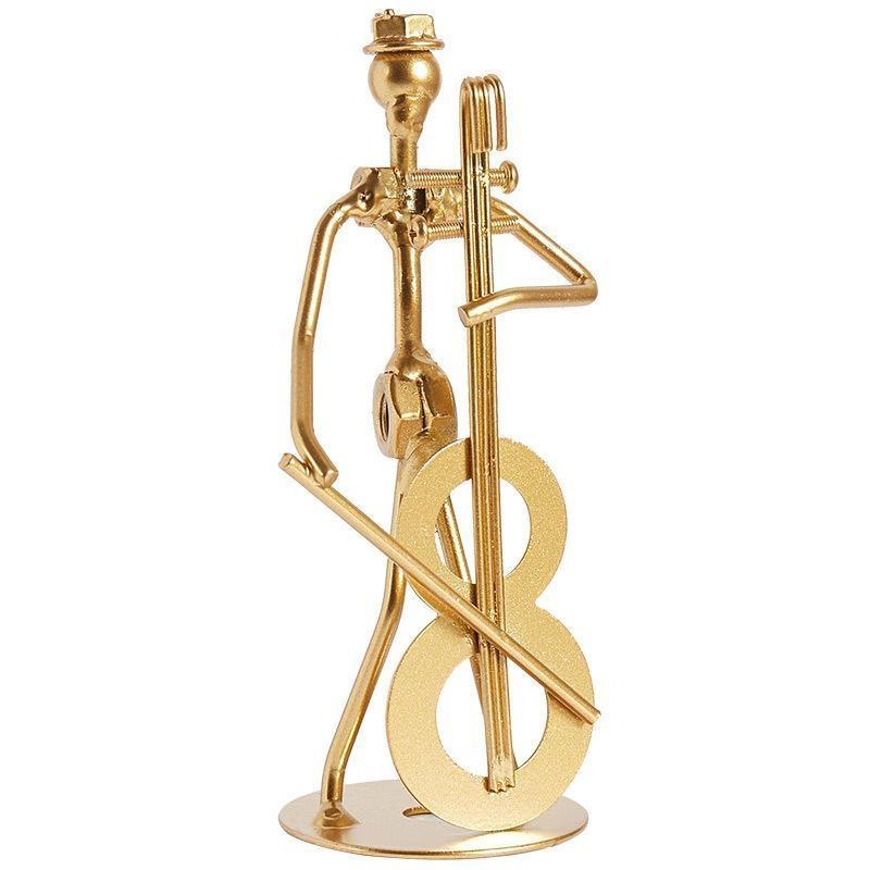 Light Luxury Style Modern Creative Musician Iron Art Decorations Desk Decorations Living Room Home Wine Cabinet Layout Furnishings