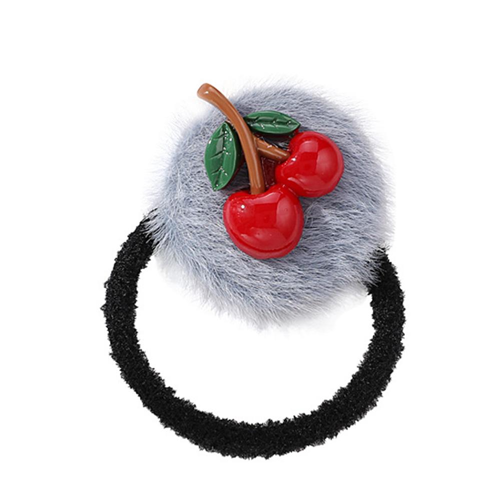 High Elastic Cherry Hair Rope Hair Band Female Hair Band Rope Hair Accessories