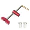 Woodworking Benches Dog Brake Insert Workbenches Fast Fixed Clip Clamps Aluminium Fixture Vises for Desktop Hole Carpenter