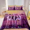 Saja Boys 3pcs Duvet Cover Set K-pop D-Demon H-Hunters Bedding Set Comforter Cover Teens Kids Gifts Bedroom Decor