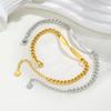Chic Grinding Chain Mobius Bracelet for Women Men,Stainless Steel Couple Bracelets,Trendy Jewelry Gift for Lover