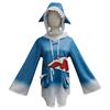 Hololive Gawr Gura Cosplay Costume ENG Shark Costumes for Women Halloween Youtuber Cosplay Full Set Tail With Hat Halloween Carnival Outfits Blue