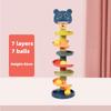 Creative Rotating Track Rolling Children's Baby Educational Toys Spinning Sliding Ball Tower Stacking