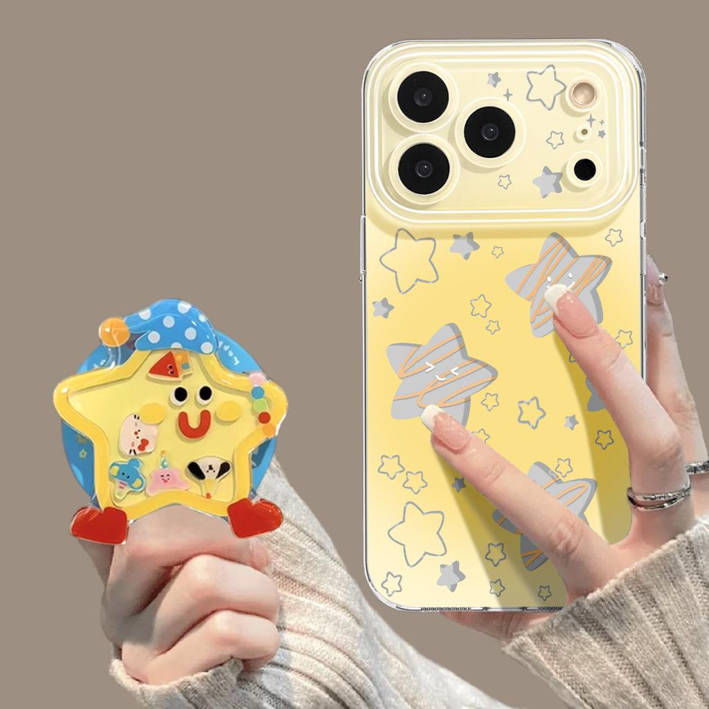 Applicable to iphone17promax smudged stars 16 magnetic attraction 15 bracket 14 advanced sense 14 apple 13 mobile phone case