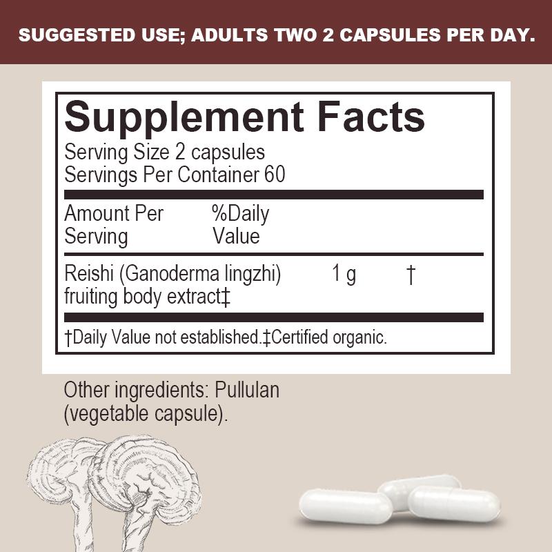 XEMENRY Ganoderma Lucidum Capsules, 100% Ganoderma Lucidum Extract, All-Natural, Suitable for Both Men and Women.